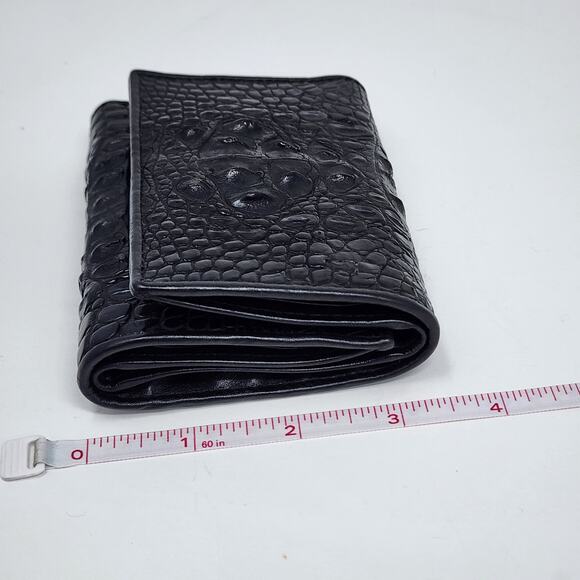 Black Crocodile Wallet - Picture 9 of 12
